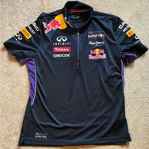 Pepe Jeans Red Bull Racing Quarter Zip Shirt F1 Team Infiniti Women’s Large